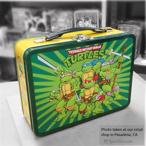 teenage mutant ninja turtles lunch box metal|teenage mutant ninja turtle lunch box.